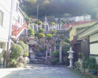 弘法の湯出口からの景色